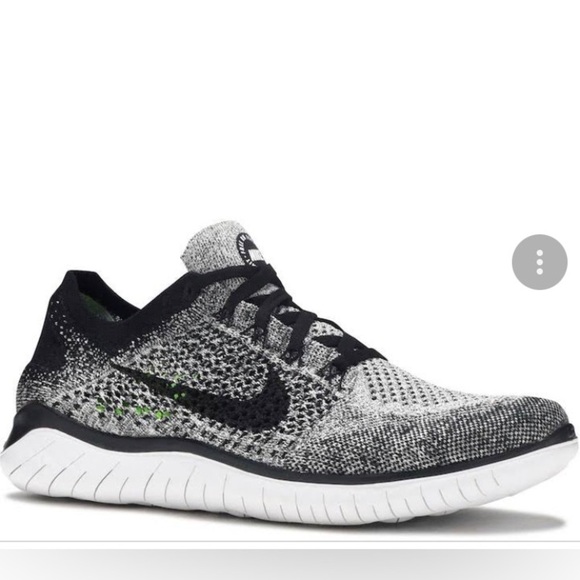 Nike Free Run sneakers black gray white size 8.5 - Picture 1 of 10